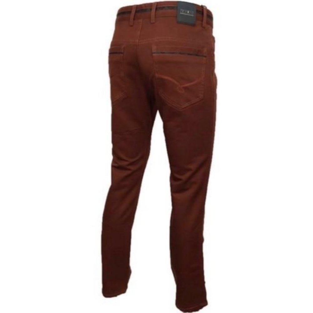 Pavini Italian Designer Men's Pants Rust